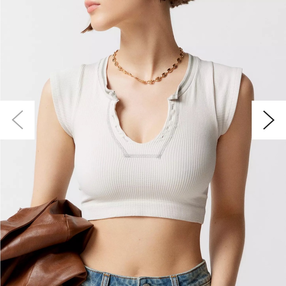 UO out from under Go For Gold Seamless crop Top